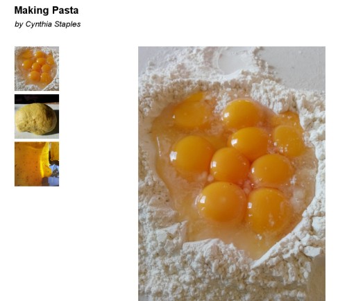 Making Pasta Series