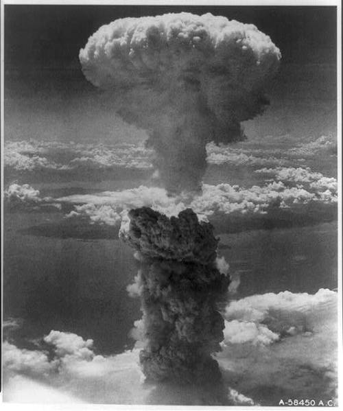Nagasaki Under Atomic Bomb, 1945